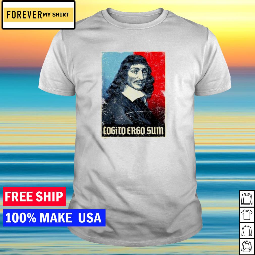 Cogito Ergo Sum Rene Descartes Principles Philosophy Vintage Shirt Sweater Hoodie And Tank Top