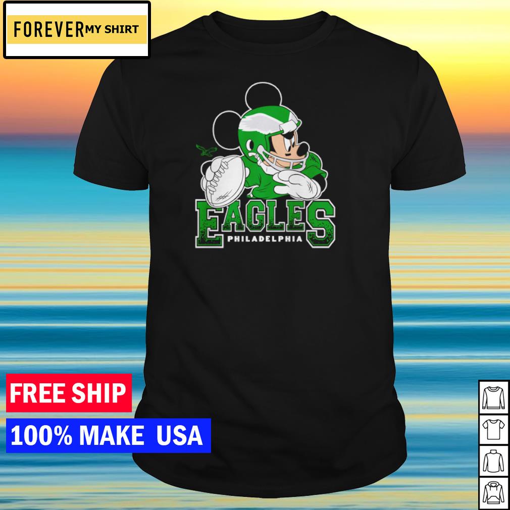 Junk Food Philadelphia Eagles Mickey Mouse Came To Play Tee