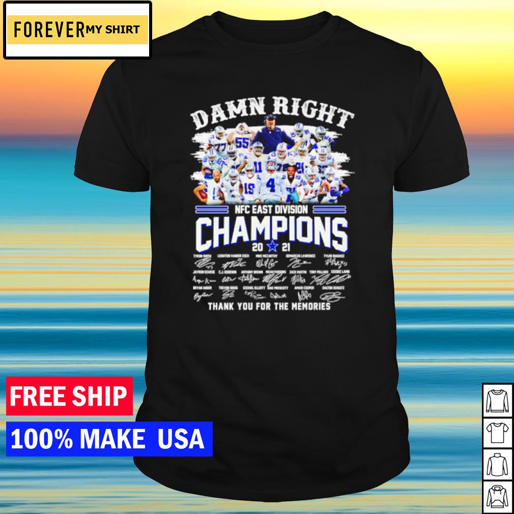 Damn Right Dallas Cowboys Nfc East Division Champions 2021 T Shirt - Trends  Bedding