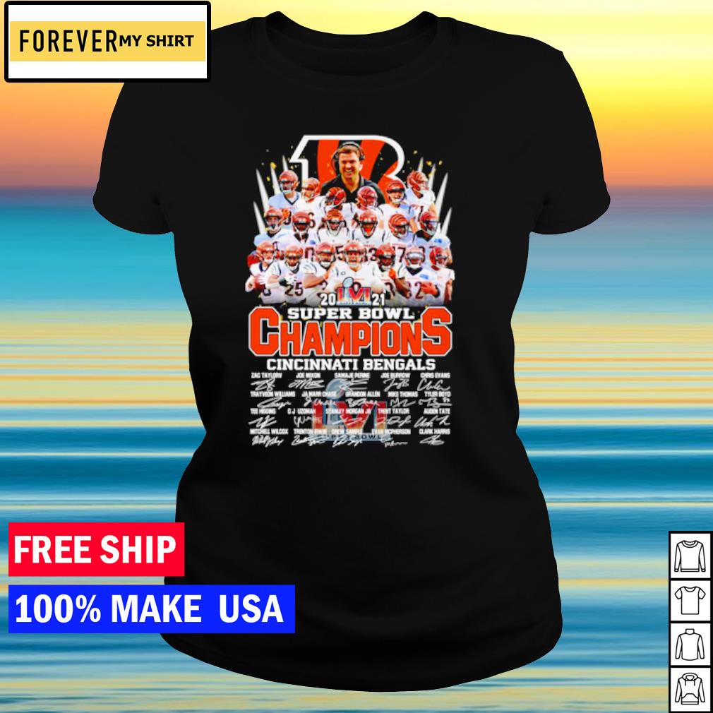 Official cincinnati Bengals Super Bowl Champion 2022 T-Shirt