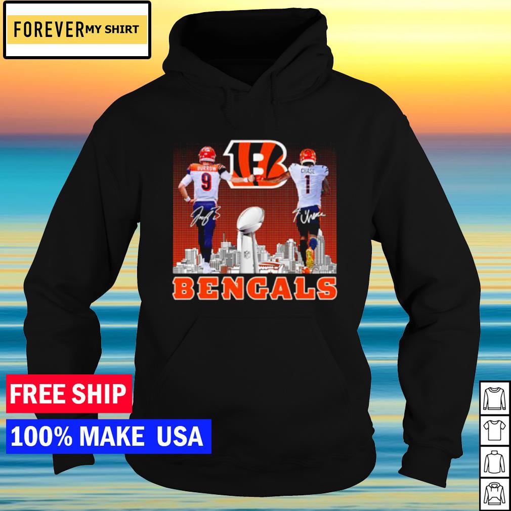 Joe Burrow 9 Cincinnati Bengals player football poster shirt, hoodie,  sweater, long sleeve and tank top