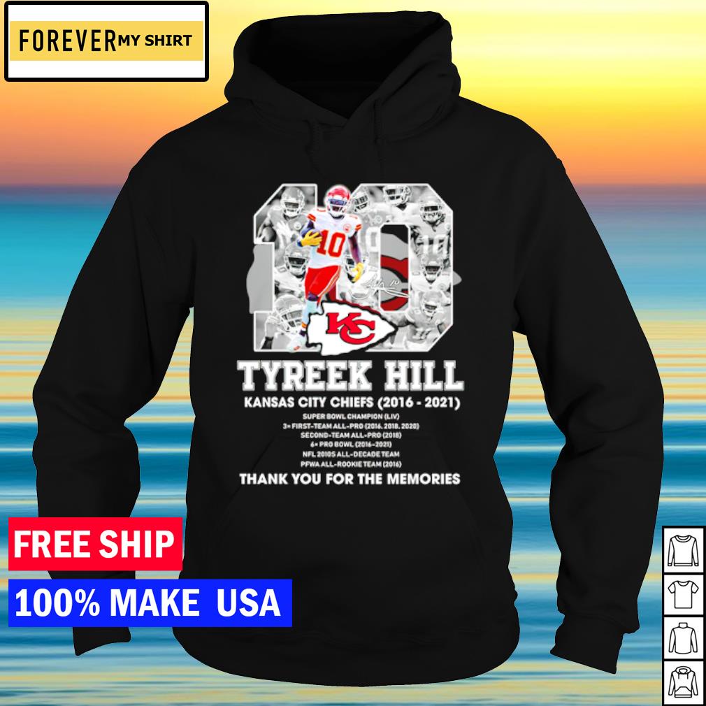 10 Tyreek Hill signature Kansas City Chiefs shirt, hoodie, sweater, long  sleeve and tank top