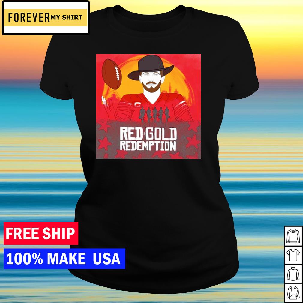 Jimmy G Red And Gold Redemption Shirt, Custom prints store