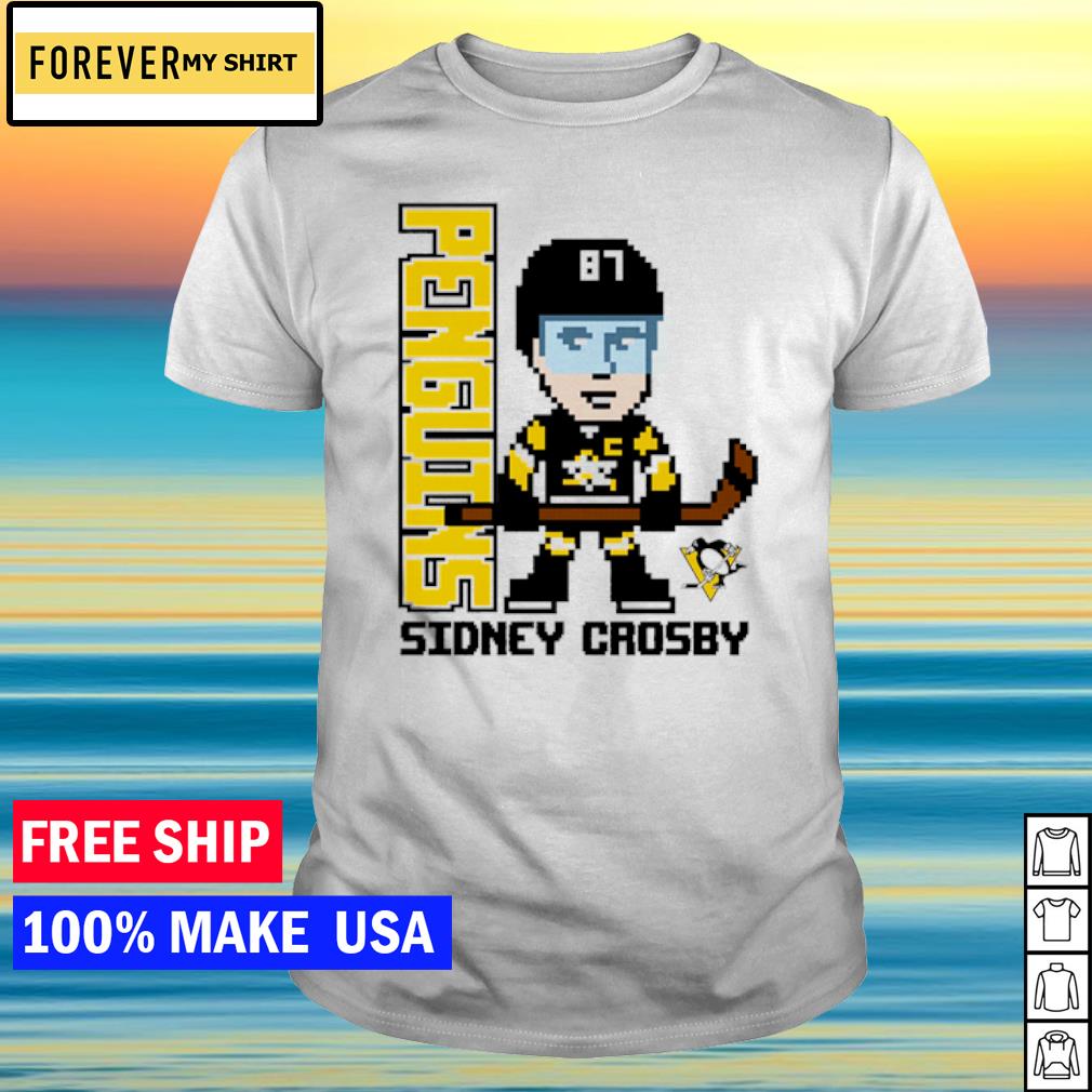 Nice sidney Crosby Pittsburgh Penguins Youth Pixel Player 2.0 shirt