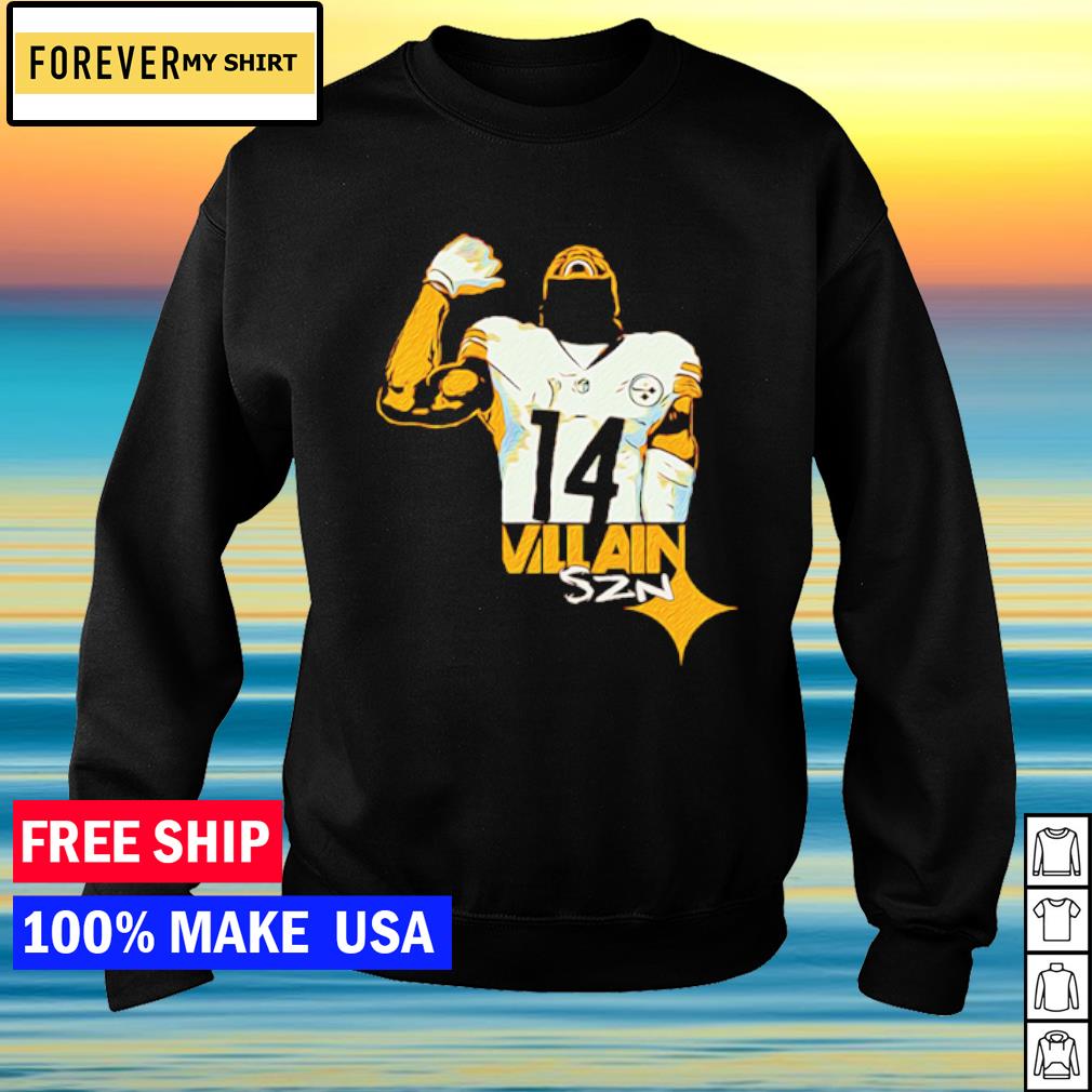 Official pittsburgh Steelers George Pickens Villain SZN shirt, sweater,  hoodie and tank top