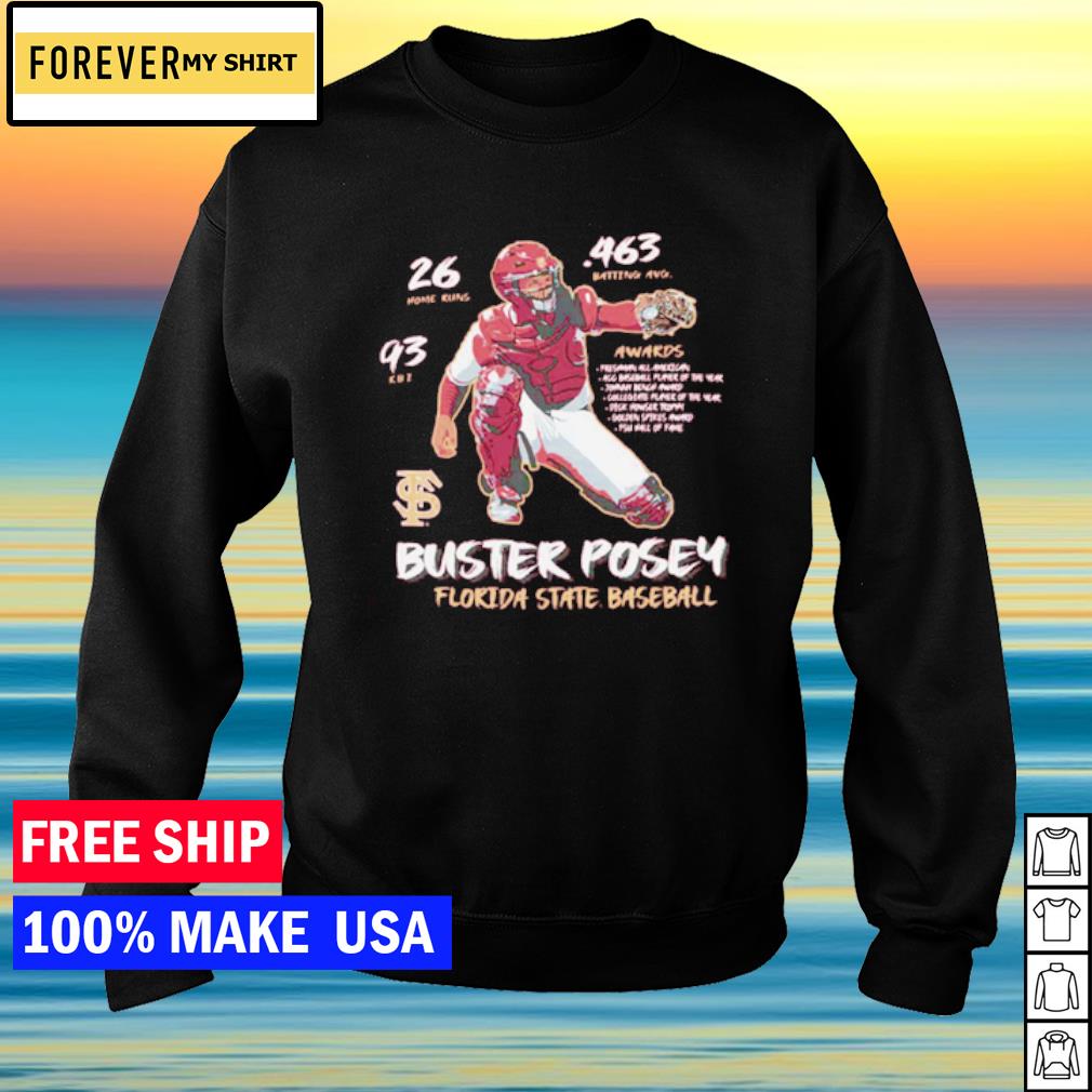 Buster posey florida state seminoles shirt, hoodie, sweater, long sleeve  and tank top
