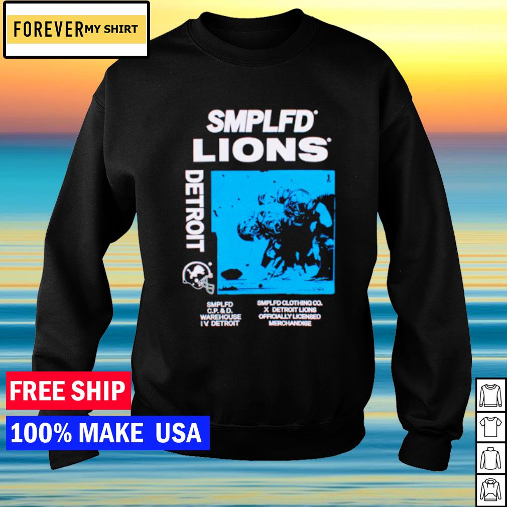 Nice sMPLFD x Lions detroit shirt, sweater, hoodie and tank top