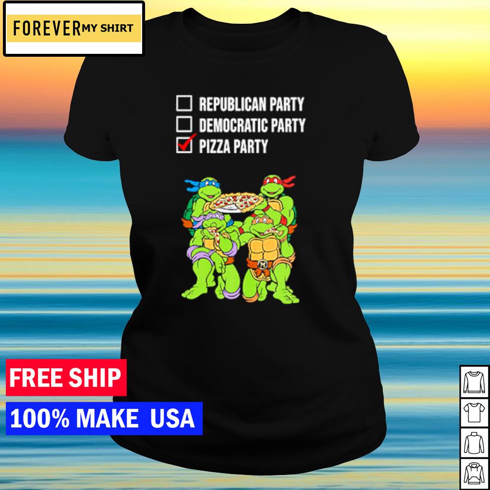 Teenage Mutant Ninja Turtles Republican Party Democratic Party Pizza Party  t-shirt by To-Tee Clothing - Issuu