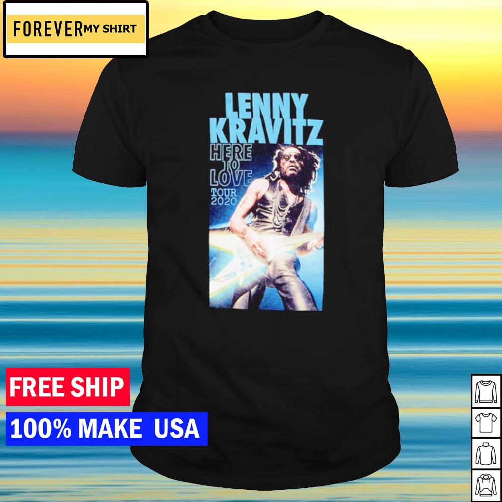 Funny lenny Kravitz Here To Love Tour shirt
