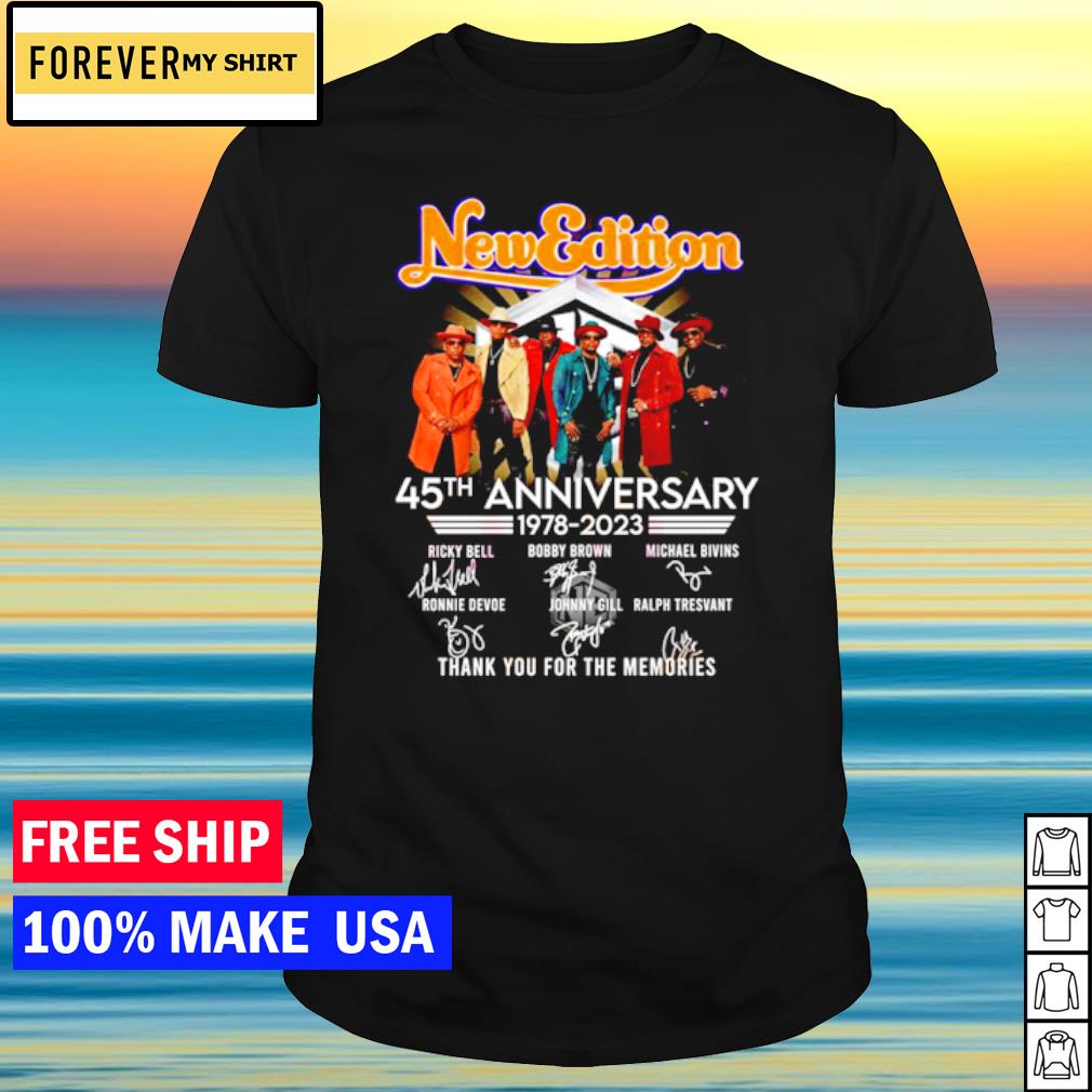 Nice new Edition 45th Anniversary 1978 – 2023 thank you for the memories shirt