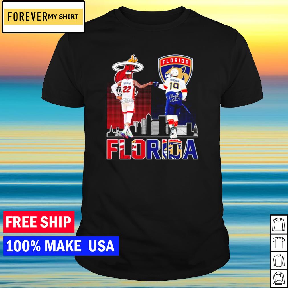 Awesome miami Heat Butler and Florida Tkachuk Florida Sport Teams shirt