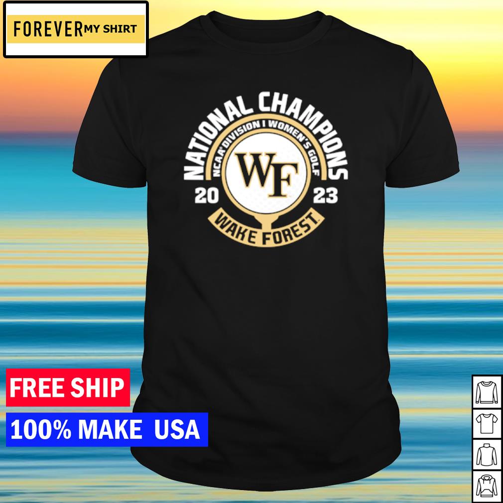 Awesome wake Forest Demon Deacons 2023 NCAA Women's Golf National Champions shirt