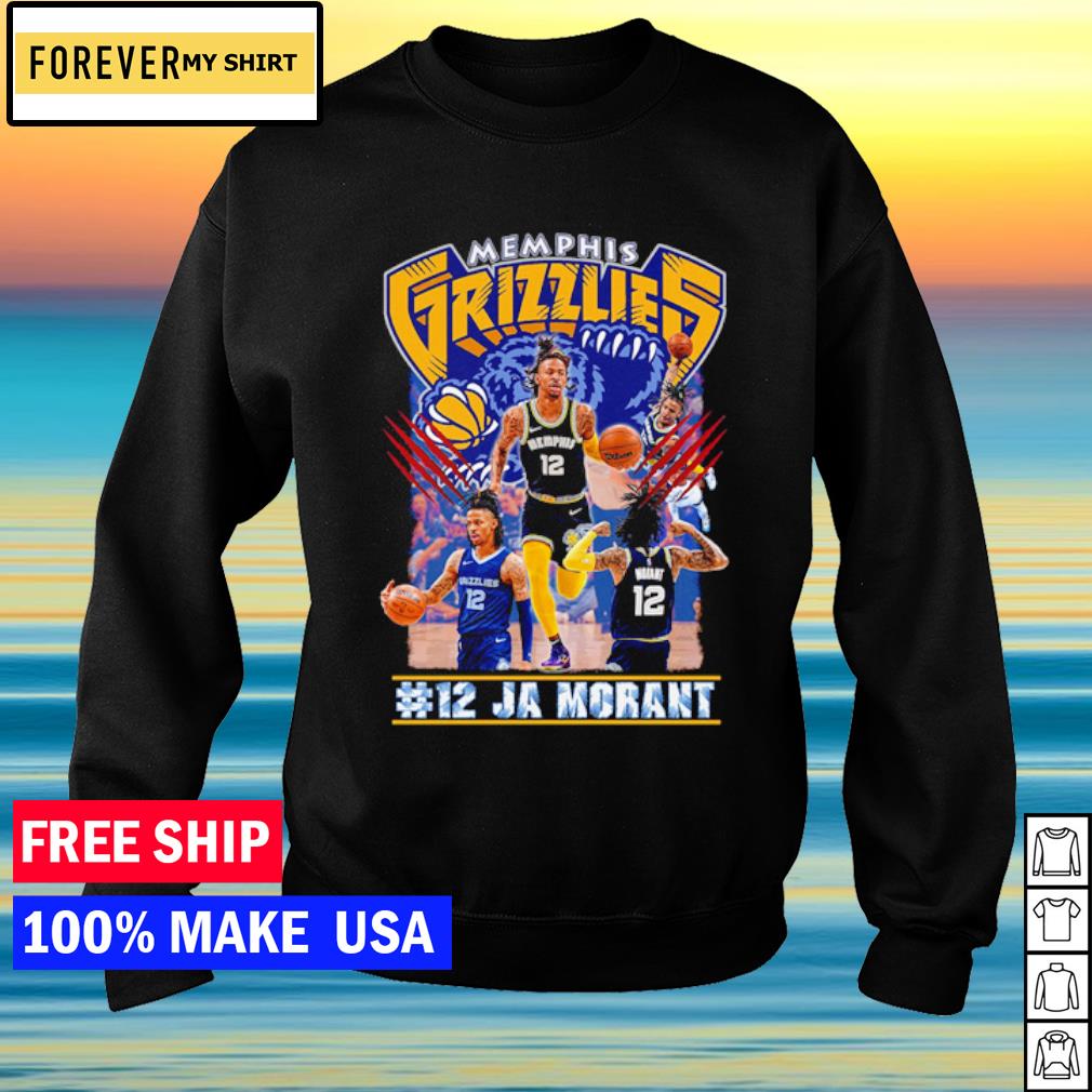 Number 12 Ja morant memphis grizzlies heavyweight 2023 shirt, hoodie,  longsleeve, sweater