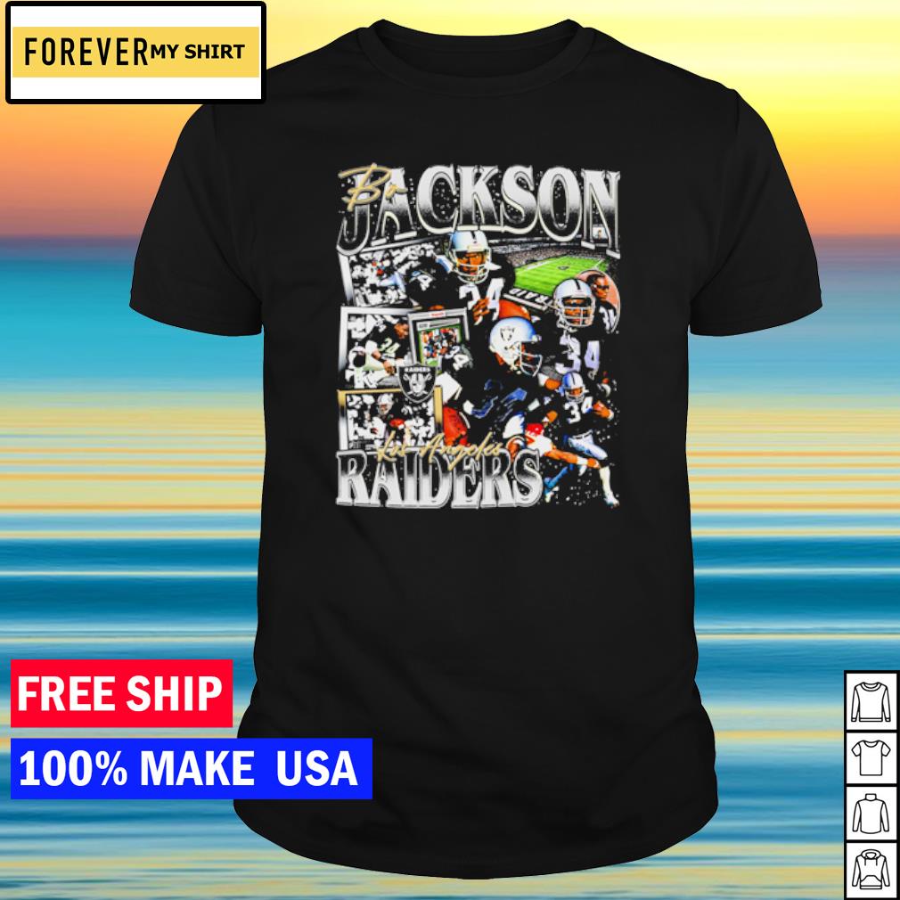 Original bo Jackson Los ANgeles Raiders shirt