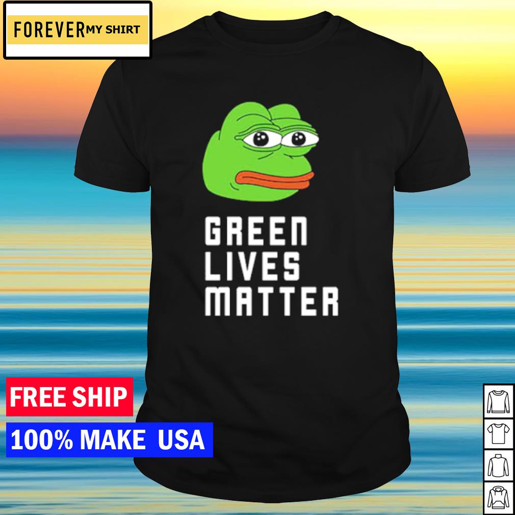 Premium pepe green lives matter shirt