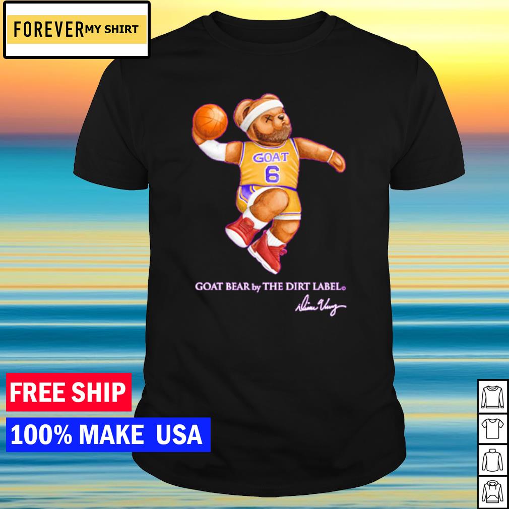 Top los Angeles Lakers LeBron James GOAT bear shirt
