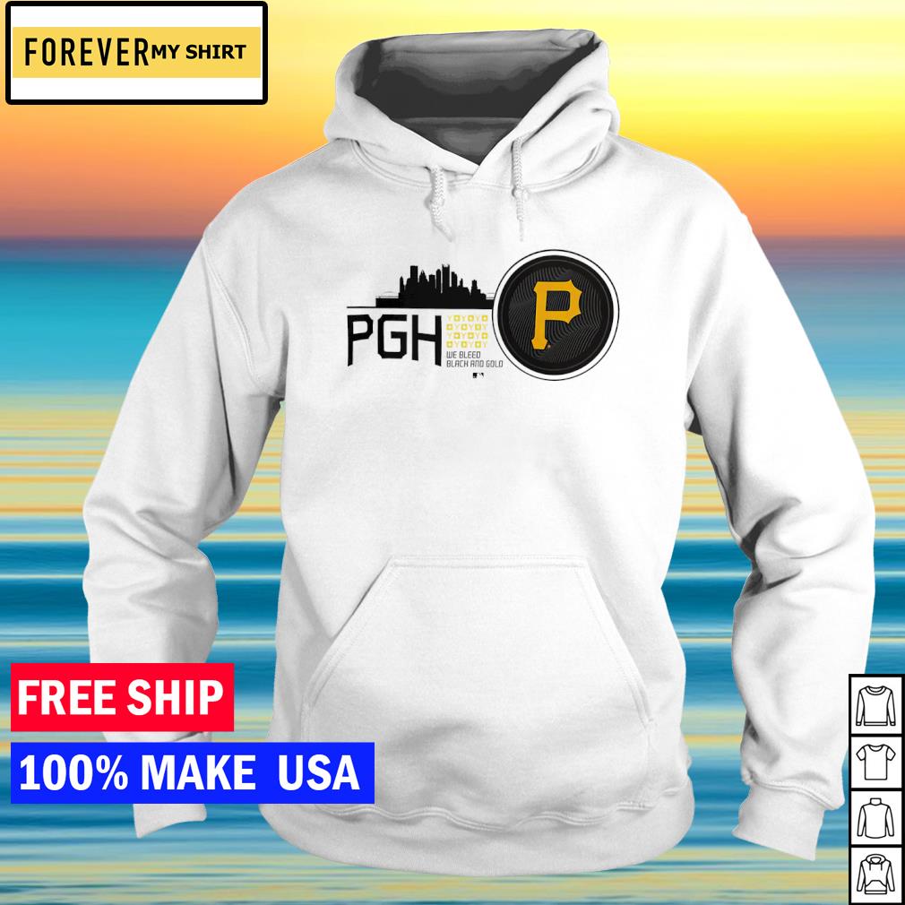 Pgh logo men's Pittsburgh pirates black 2023 logo Shirt, hoodie