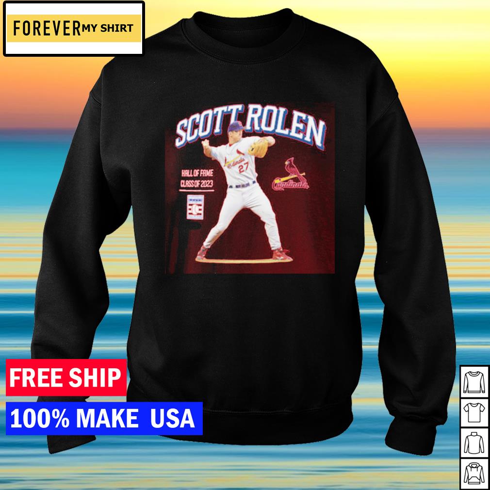 Men's Nike Scott Rolen St. Louis Cardinals Baseball Hall of Fame 2023  Induction Name & Number T-Shirt