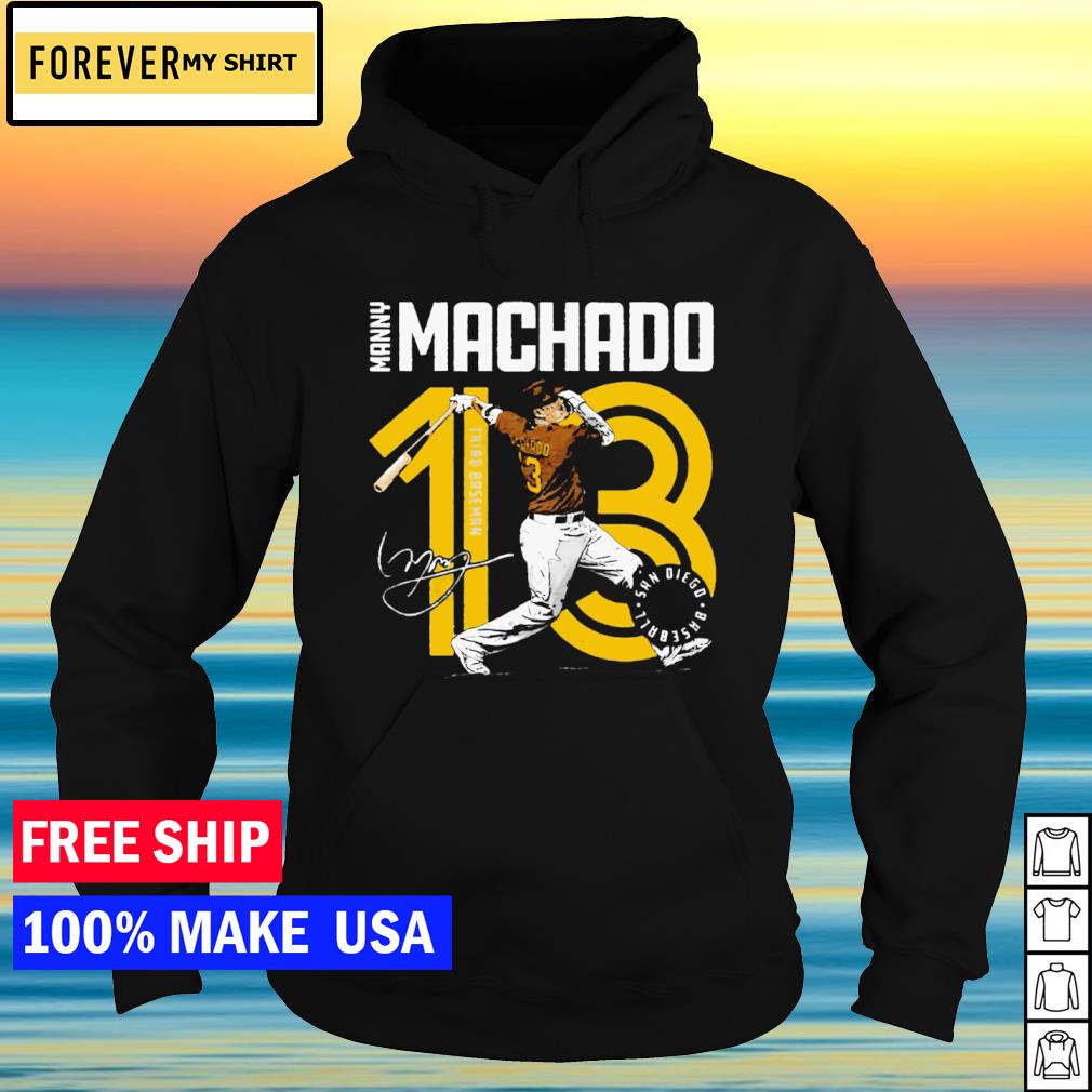 Funny manny Machado San Diego Signature Cartoon T-Shirt, hoodie, sweater,  long sleeve and tank top