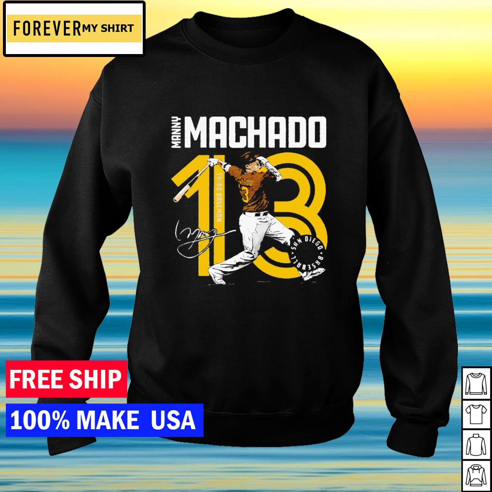 Funny manny Machado San Diego Signature Cartoon T-Shirt, hoodie, sweater,  long sleeve and tank top