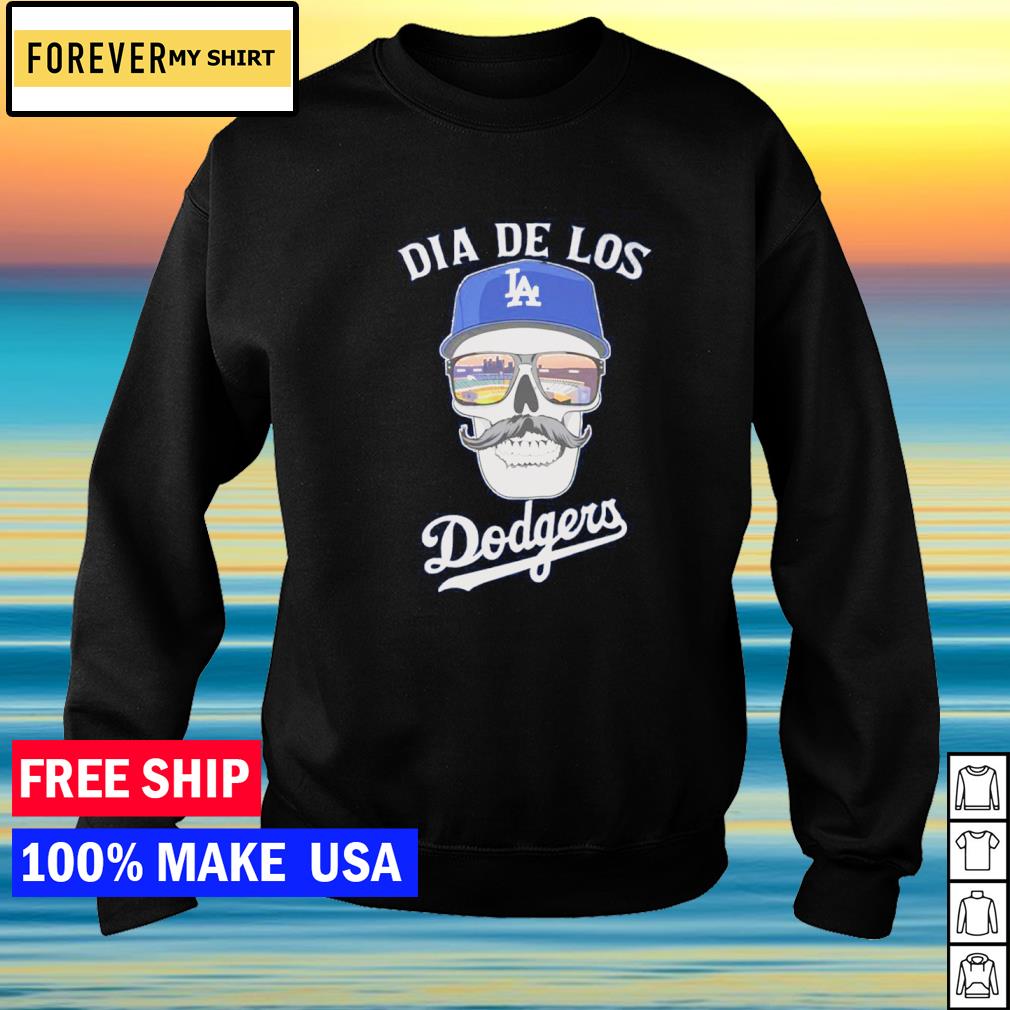 Los Angeles Dodgers Dia De Los Dodgers Skull Women Shirt, hoodie, sweater,  long sleeve and tank top