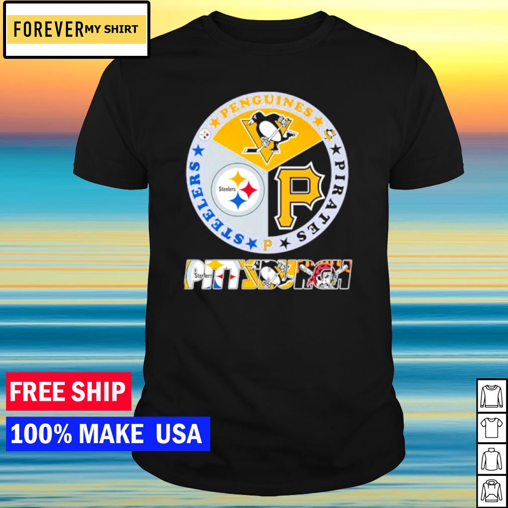 Official pittsburgh Steelers, Penguins and Pirates sports shirt, hoodie,  sweater, long sleeve and tank top