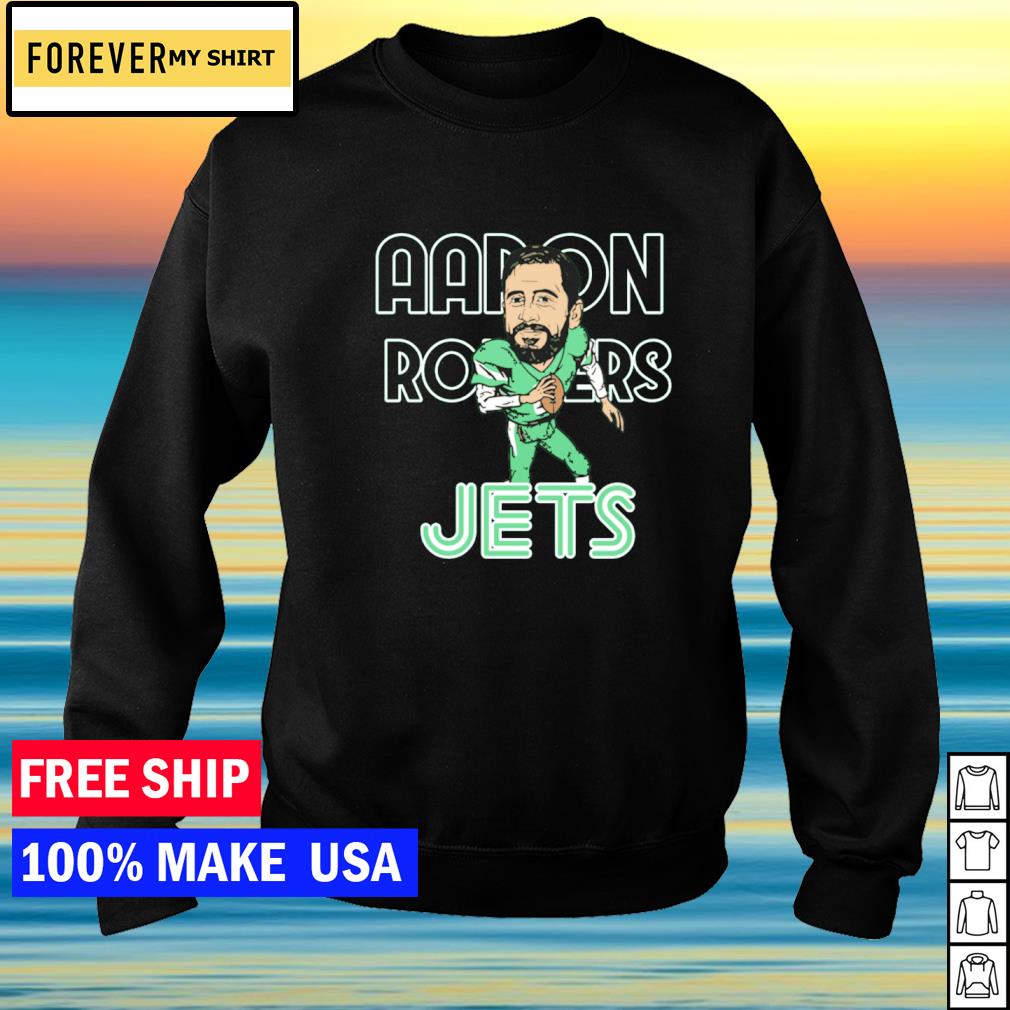 Funny Cartoon Aaron Rodgers New York Jets shirt, hoodie, sweater