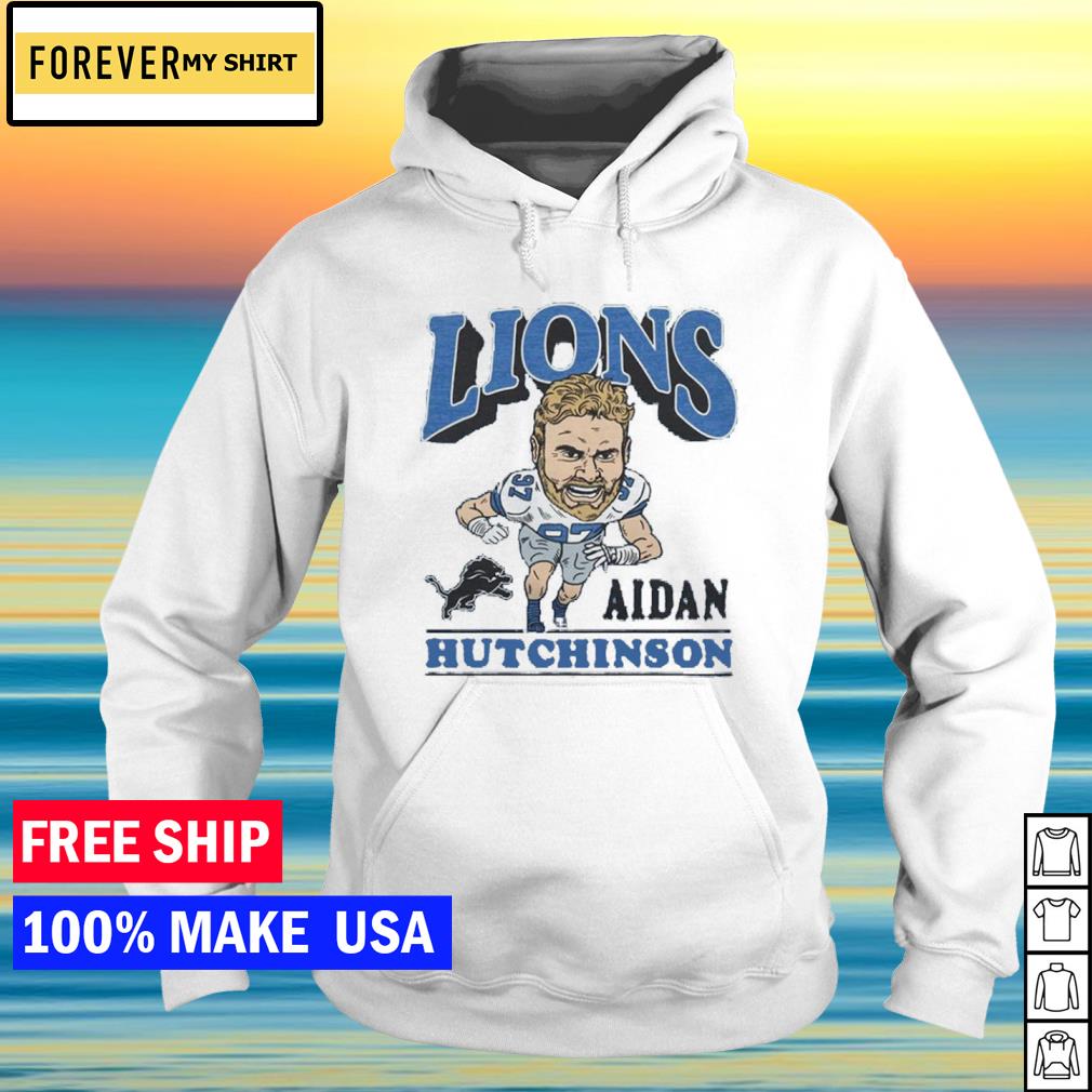 Detroit Lions Aidan Hutchinson caricature shirt, hoodie, sweater and v-neck  t-shirt