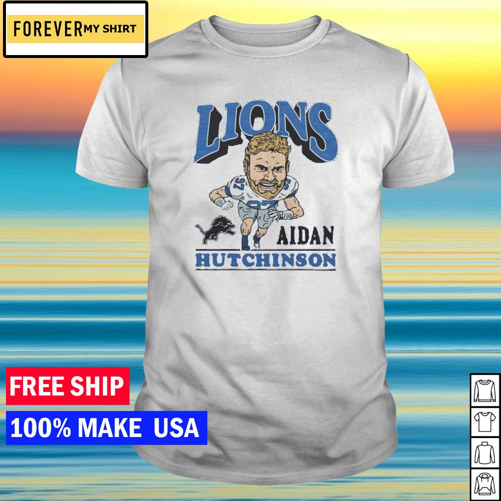 Detroit Lions Aidan Hutchinson caricature shirt, hoodie, sweater and v-neck  t-shirt