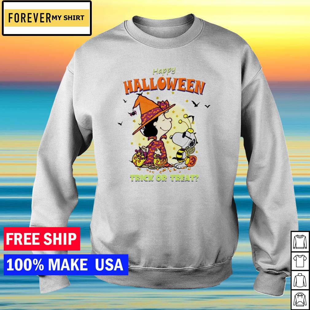 Snoopy And Charlie Brown Trick Or Treat Halloween Denver Broncos shirt,  hoodie, sweater, long sleeve and tank top