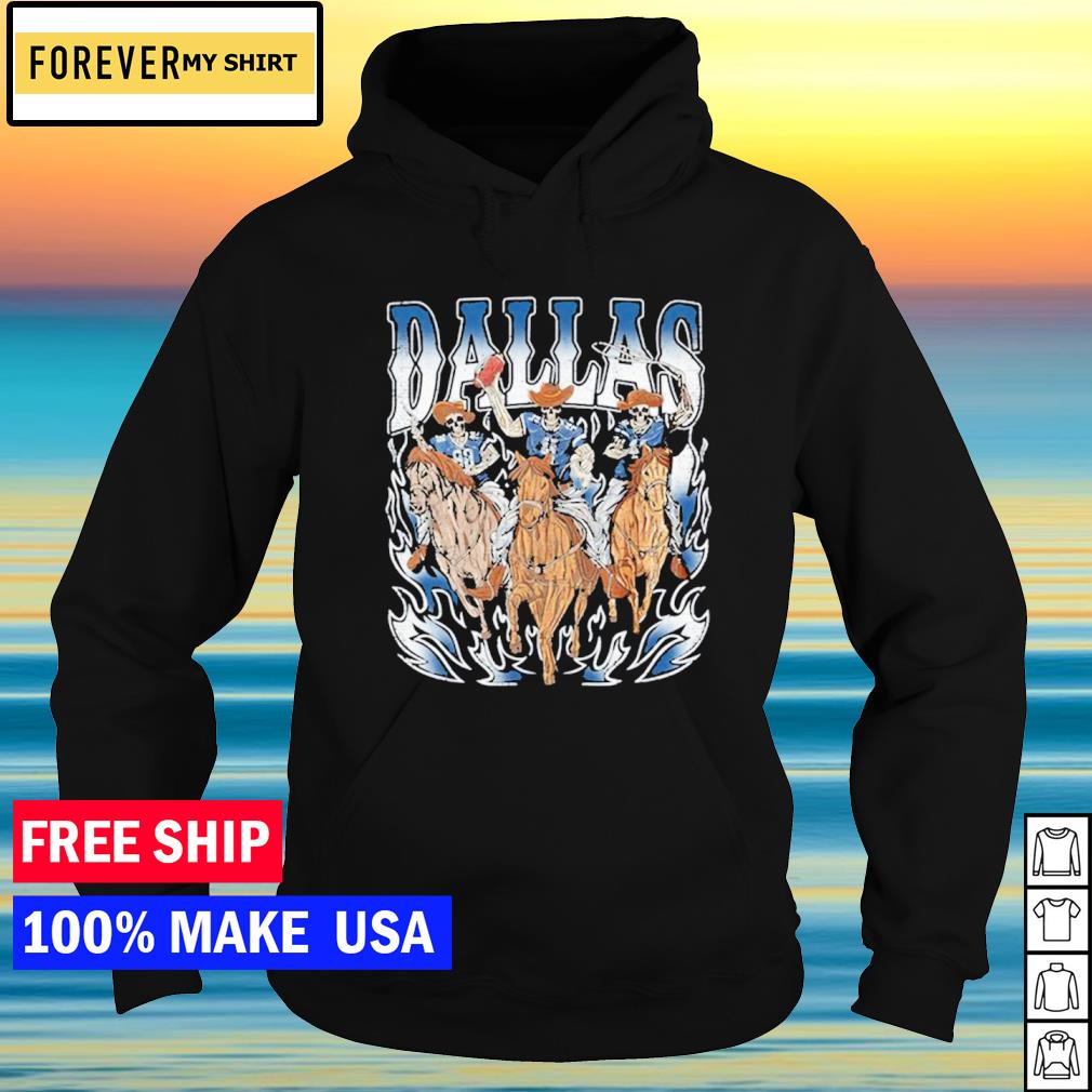 Official dallas cowboys skeleton halloween 2023 shirt, hoodie