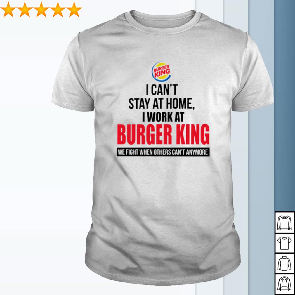 burger king shirt for sale