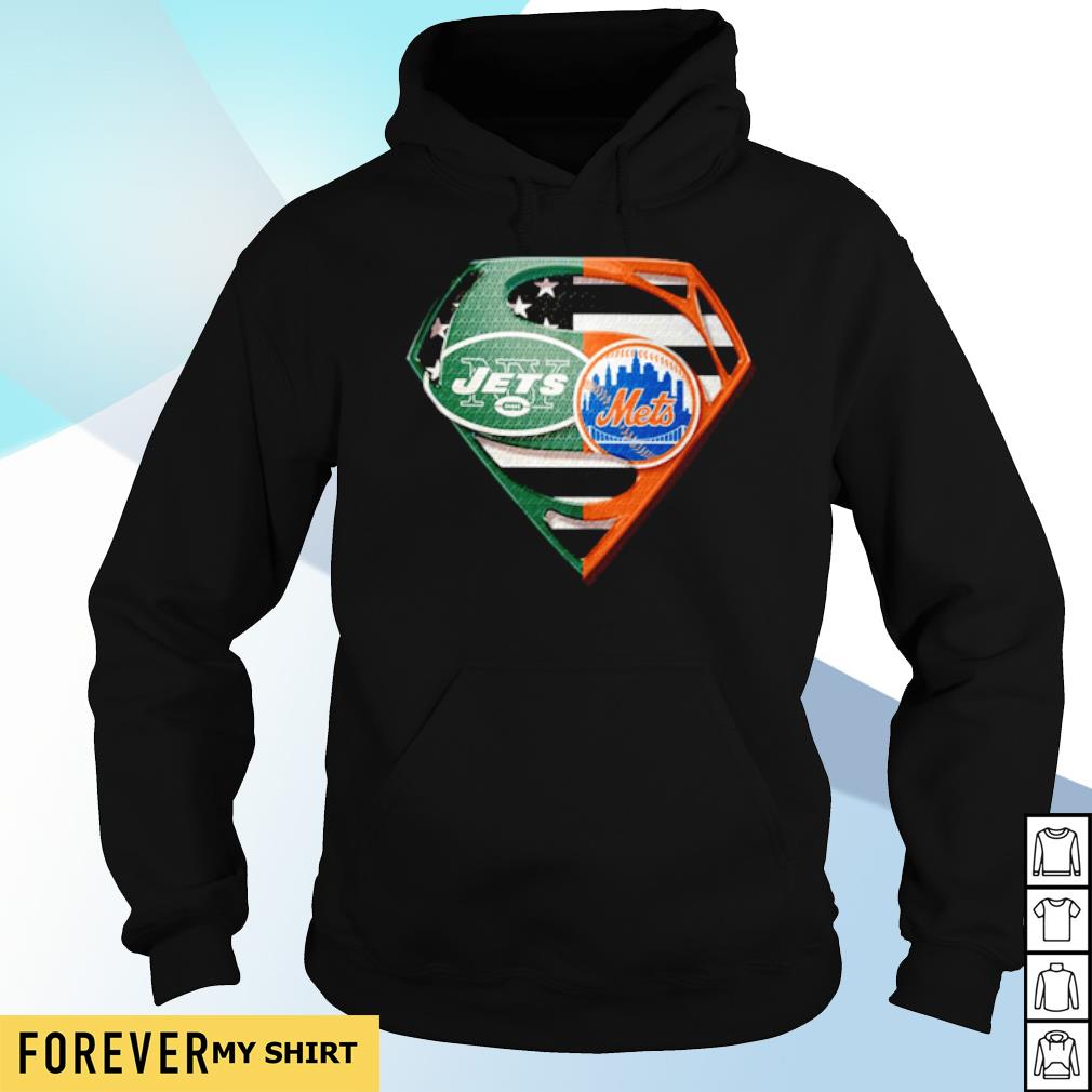 Superman New York Jets and New York Mets shirt, hoodie, sweater