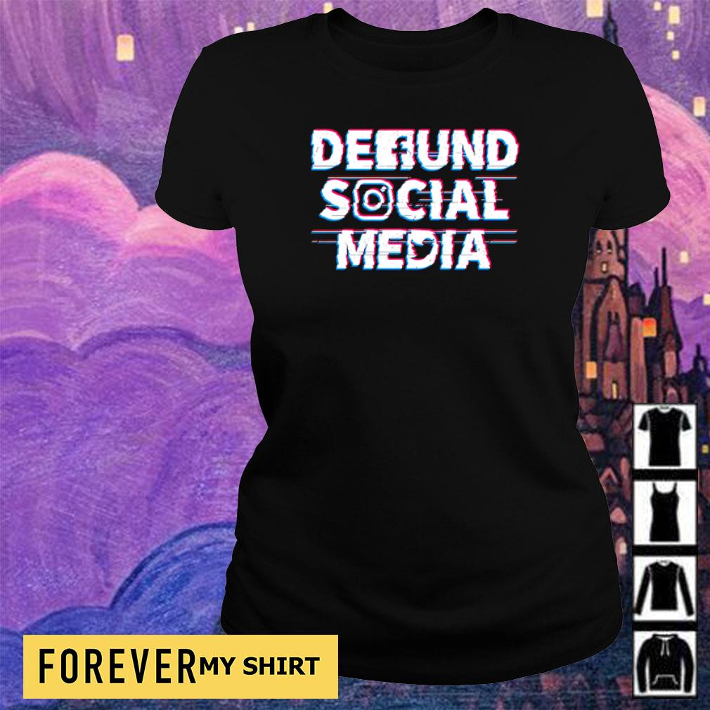 defund the media tee shirt