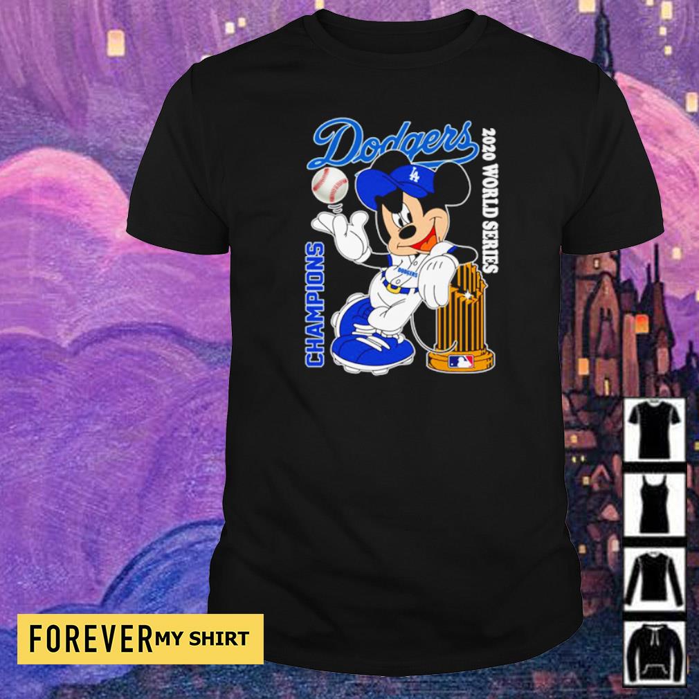 Official Mickey mouse Los Angeles Dodgers 2020 world series